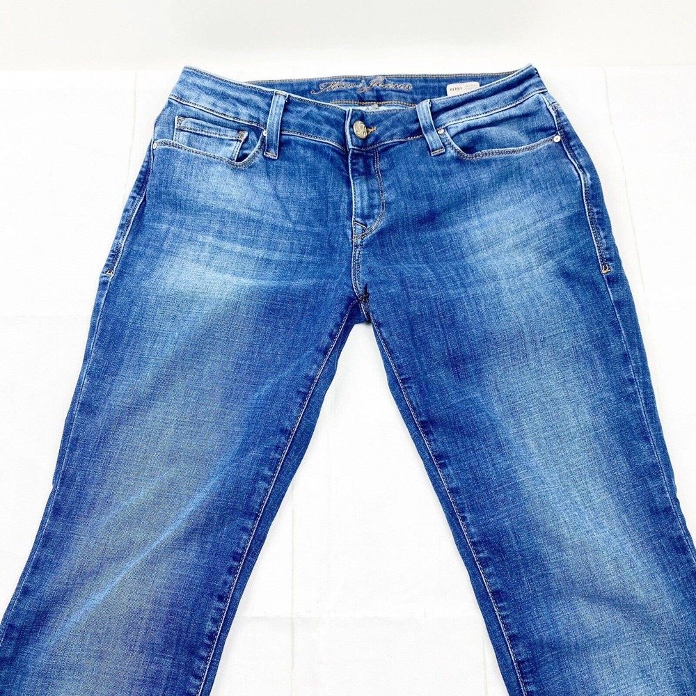 Mavi Jeans Kerry Mid Rise Straight-Leg Jeans Indigo Medium Wash Womens 28/32 - Picture 3 of 12